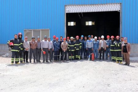 شرکت آلومینای ایران؛ برگزاری مانور انفجار کوره القایی در واحد ۳۵۱ شمش با هدف ارزیابی آمادگی در شرایط اضطراری