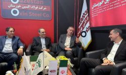 دیدار نماینده اهواز، مدیران صبا انرژی و گروه ملی فولاد با مدیرعامل فولاد اکسین