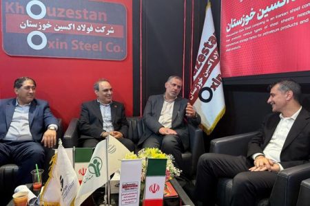 دیدار نماینده اهواز، مدیران صبا انرژی و گروه ملی فولاد با مدیرعامل فولاد اکسین