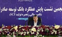 حمایت از تولیدکنندگان صادرات محور، سیاست اصلی بانک توسعه صادرات ایران در سال جاری