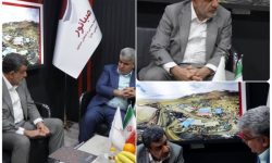 حضور عضو کمیسیون صنایع و معادن مجلس در غرفه صبانور​