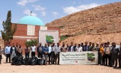 پاکسازی طبیعت تنگه گزی به مناسبت هفته محیط زیست توسط پرسنل شرکت آلومینای ایران