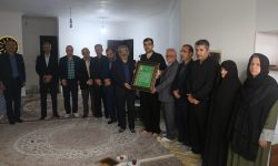 ادای احترام معاون مدیرعامل بانک مسکن به مقام شامخ شهید جودت/ گرامیداشت یاد مظلومیتی که در حمله رژیم صهیونیستی رقم خورد