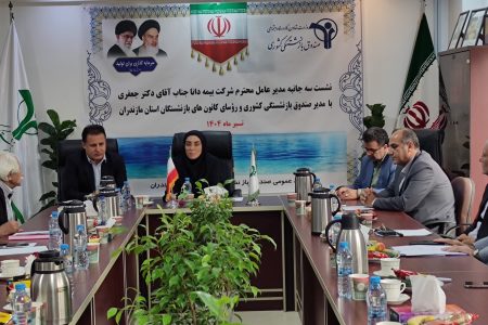 نشست مدیرعامل بیمه دانا با رئیس صندوق بازنشستگی مازندران