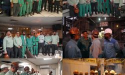 کارگران فولاد هرمزگان، پیشگامان تولید در روزهای بحرانی کشور