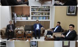 دیدار مدیرعامل بانک قرض الحسنه مهر ایران با مدیرکل آموزش و پرورش خوزستان