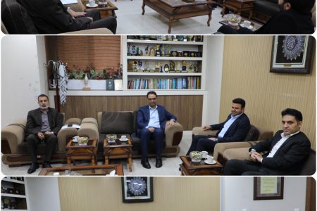 دیدار مدیرعامل بانک قرض الحسنه مهر ایران با مدیرکل آموزش و پرورش خوزستان