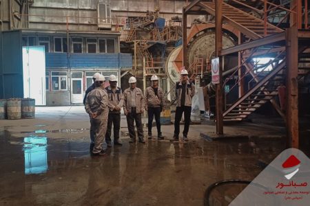 بازدید ماهانه مدیرعامل شرکت صبانور از معدن شهرک