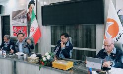 جلسه شورای معاونین و مدیران شرکت آلومینای ایران با حضور دکتر بادکوبه مدیر عامل شرکت