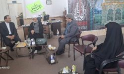 دیدار مدیر صندوق بیمه اجتماعی کشاورزان، روستاییان و عشایر استان تهران با امام جمعه شریف آباد پاکدشت