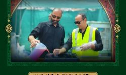 برپایی ایستگاه صلواتی توسط روابط عمومی و امور اجتماعی شرکت آلومینای ایران در حسینیه بزرگ جاجرم