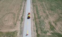 تحول در زیرساخت‌های جاده‌ای همدان با خط‌کشی بیش از ۱۰۰۰ کیلومتر مسیر