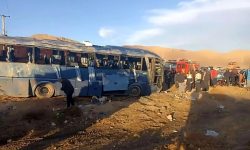 اتوبوس مشهد–شیراز واژگون شد، ۱۶ نفر زخمی شدند