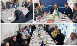 حضور سرپرست بیمه سینا در شعبه اصفهان