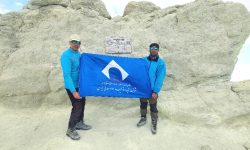 پرچم ایمپاسکو بر فراز دماوند برافراشته شد