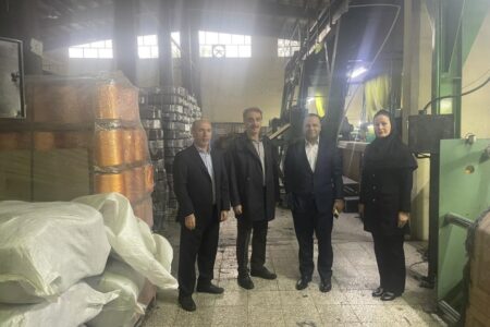 حضور معاون حقوقی و وصول مطالبات بانک (عضو هیات عامل) در مدیریت استانی بانک صنعت و معدن گیلان