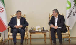 دیدار مدیرعامل بانک قرض‌الحسنه مهر ایران با سرپرست نهاد ریاست جمهوری