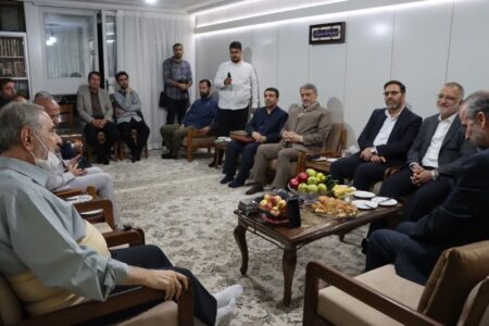 دیدار با سردار حاج جعفر مظاهری توسط شهرداران تهران و همدان
