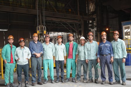 15ماه تولید بدون ذوب دانگرید آنالیز شیمیایی در شرکت فولاد هرمزگان