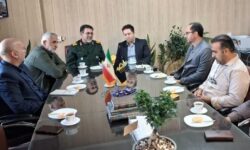 دیدار صمیمانه مدیرعامل شرکت سیاحتی علیصدر با فرمانده سپاه استان همدان