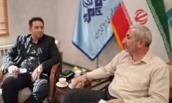 دیدار مدیرعامل شرکت سیاحتی علیصدر با مدیرکل صدا و سیمای استان همدان