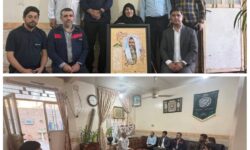 دیدار جمعی از کارکنان فولاد اکسین با خانواده شهید تقوی‌‌فر/ تجلیل از مقام شهدا و پاسداشت فرهنگ ایثار