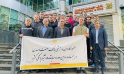 حضور كاركنان بانک صنعت و معدن در افتتاحیه بیست ‌و دومین دوره المپیاد ورزشی شبكه بانكی كشور در شهر نوشهر