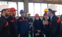 گشت VIP در شرکت فولاد اکسین خوزستان برگزار شد