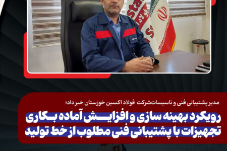 رویکرد بهینه سازی و افزایش آماده بکاری تجهیزات با پشتیبانی فنی مطلوب از خط تولید