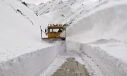 محور دسترسی به پیست اسکی تاریک‌دره بازگشایی شد