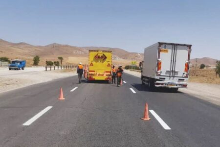 ایمن‌سازی دو نقطه حادثه‌خیز در محورهای تویسرکان