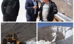 بازدید مدیرکل راهداری همدان از روند برف‌روبی و بازگشایی محور کوهستانی گنجنامه–تویسرکان