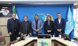 مراسم تکریم نصراله بازوند و معارفه سید مهدی فرشادان در صندوق