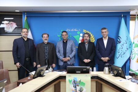 مراسم تکریم نصراله بازوند و معارفه سید مهدی فرشادان در صندوق