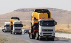 حمل بیش از ۱۱ میلیون تن کالا در جاده‌های همدان در سال ۱۴۰۴