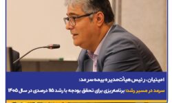  سرمد در مسیر رشد؛ برنامه‌ریزی برای تحقق بودجه با رشد ۱۱۵ درصدی در سال ۱۴۰۵