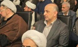 حضور مدیرعامل بیمه دی در مراسم اربعین شهید دکتر علی لاریجانی در قم