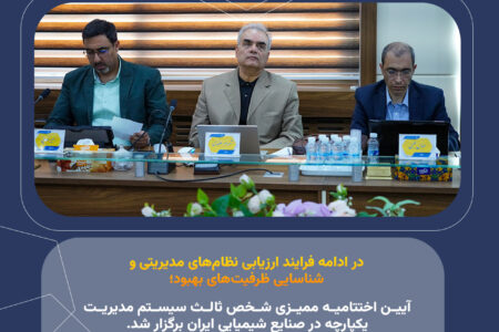 در ادامه فرایند ارزیابی نظام‌های مدیریتی و شناسایی ظرفیت‌های بهبود؛