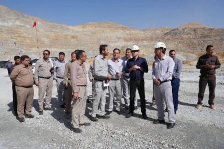 بازدید مدیرعامل شرکت ملی مس از مجتمع مس سرچشمه