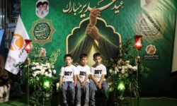 برپایی ایستگاه صلواتی «ضیافت عید سعید غدیر خم» به همت شرکت آلومینای ایران