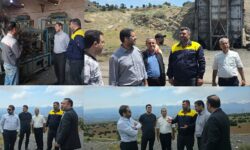 مشاور رئیس هیأت عامل ایمیدرو از معدن زغال‌سنگ البرز غربی بازدید کرد