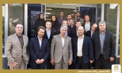 بازدید معاون مهندسی و پشتیبانی بانك صنعت و معدن از مدیریتهای استانی گلستان و سمنان