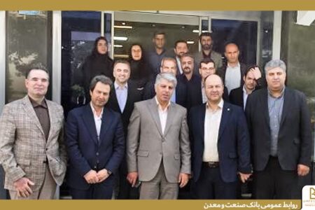 بازدید معاون مهندسی و پشتیبانی بانك صنعت و معدن از مدیریت‌های استانی گلستان و سمنان
