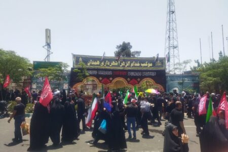 خدمت‌رسانی شهرداری همدان به زائران مراسم تشییع با استقرار موکب خدام‌الزهرا(س)