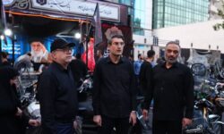 حضور دکتر علی ابدالی در موکب بانک سینا