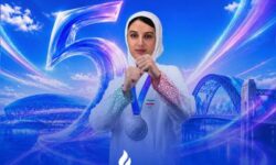«حنا زرینکمر» ورزشکار مورد حمایت بانک اقتصادنوین، تنها مدالآور ایرانی در چین