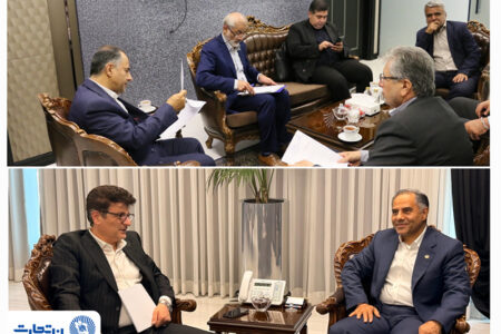 دیدار نمایندگان مجلس با مدیرعامل بانک تجارت برای حمایت از طرحهای توسعهای و اشتغالزا