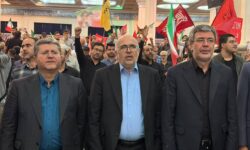 حضور مدیرعامل بیمه ایران در مراسم چهلمین روز شهادت امام شهید