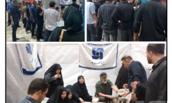خدمت‌رسانی بی‌وقفه خادمان سرمد به زائران اربعین در مرز ایلام