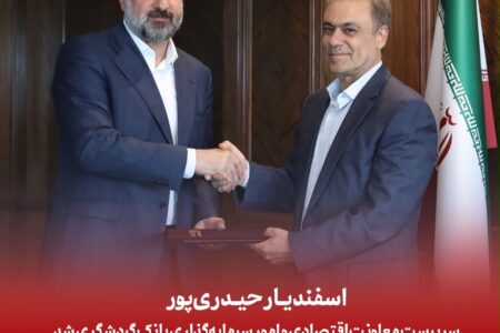 اسفندیار حیدری‌پور سرپرست معاونت اقتصادی و امور سرمایه‌گذاری بانک گردشگری شد